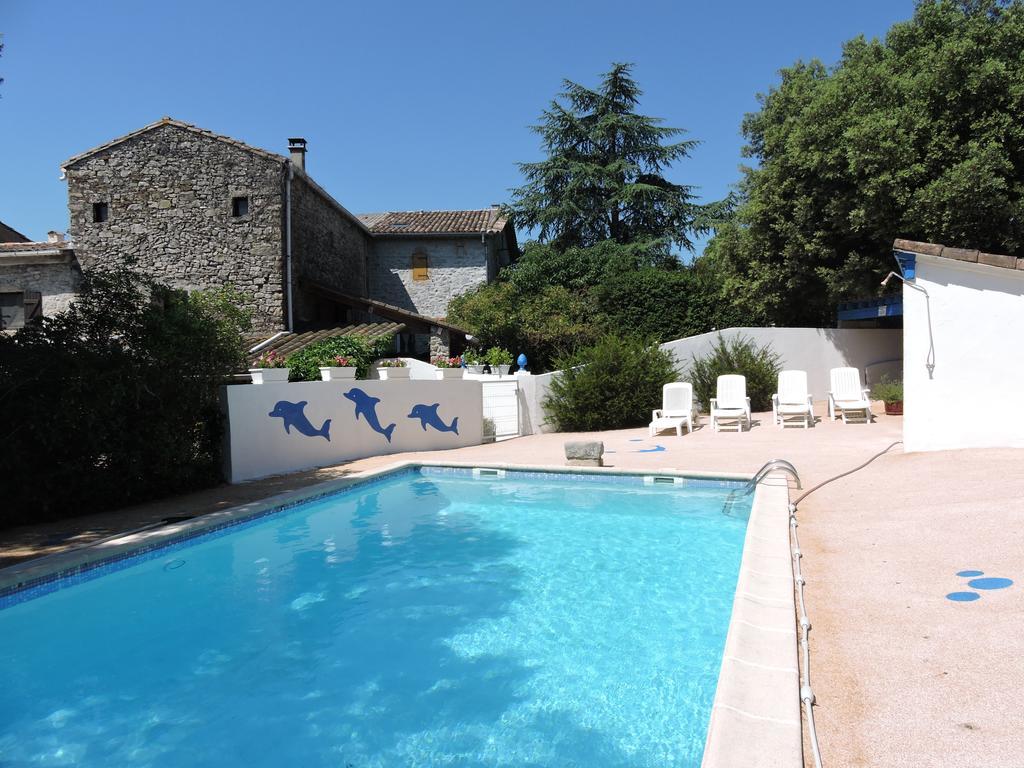 Gites De Plos Appart Chalet Piscine Spa Anduze Luaran gambar